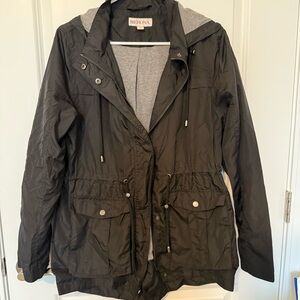 Merona Black Women's Rain Jacket
